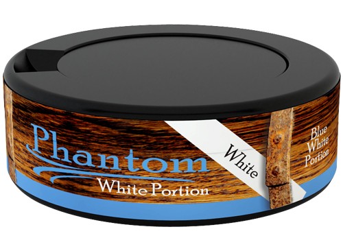 phantom blue white portion